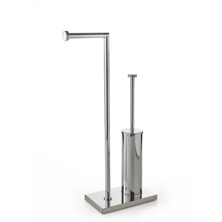 3SC Ribbon Напольная стойка 30х14хh63см, с полотенцедержателем и туалетным ёршиком,цвет: хром, артикул RB52SL