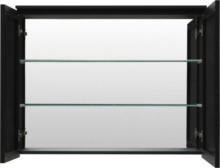 Зеркальный шкаф De Aqua Алюминиум 100 черный, артикул 261761