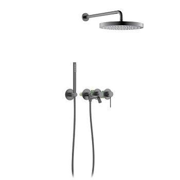 Душевая система встроенная Timo Saona черное золото (SX-2348/18SM)