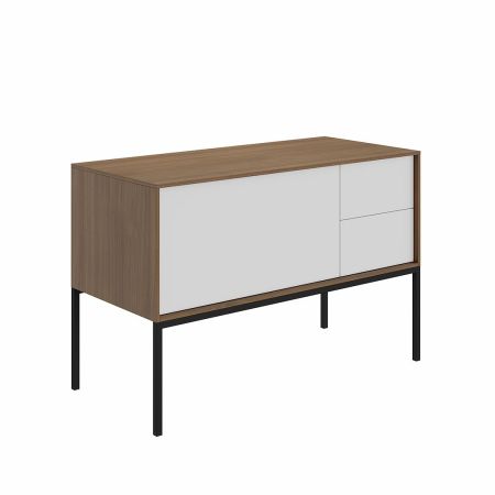 Тумба ATOLLO напольная/подвесная с ящиками 110, белая матовая, артикул AT.110\WHT.M