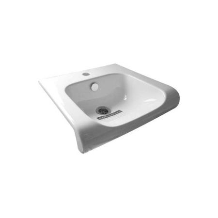 KERASAN Inka Project Раковина INKA 60x40x35,5 с 1 отверстием под смеситель,цвет белый, артикул 341101*1