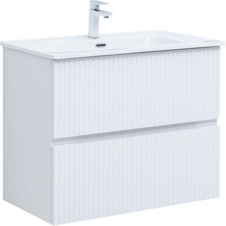 Тумба под раковину Aquanet Джейн 80 белый матовый, артикул 00313286
