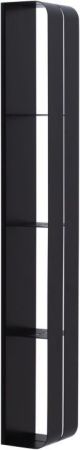 Полка Aquanet Магнум 15x100 черная матовая, вертикальная, артикул 00302226