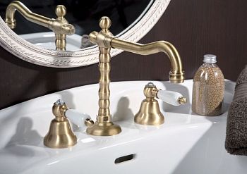 Смеситель для раковины Fiore COLONIALE SKY (SWAROVSKI®) 03ZZ0637, бронза