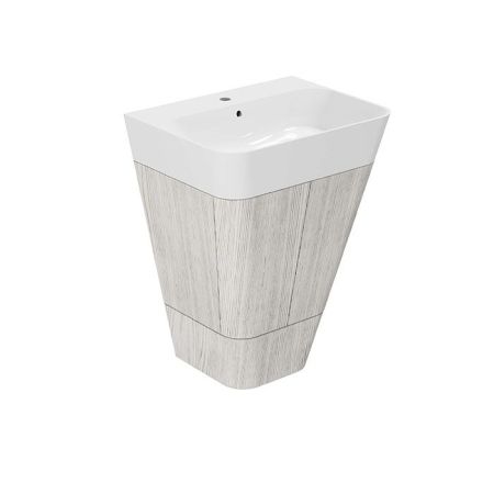 AZZURRA BUILD  раковина подвесная/накладная  65х50х16 см с 1 отв. под смеситель , цвет белый, артикул BULP06550T0MBI*1