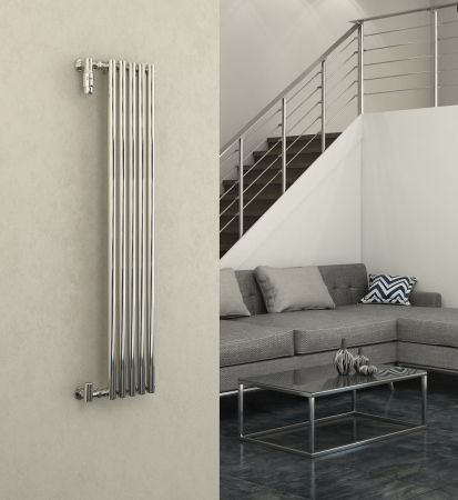 Отопительный радиатор ЭСТЕТ-0 н/ж 1200х180 / 4 сек (Состаренная БРОНЗА), артикул 05-0331-1204