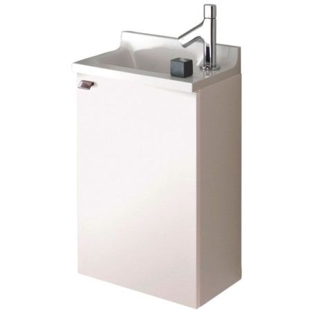 Тумба под раковину Jacob Delafon Pop Laminar 40 R EB286-G1C подвесная Белая глянцевая, артикул EB286-G1C