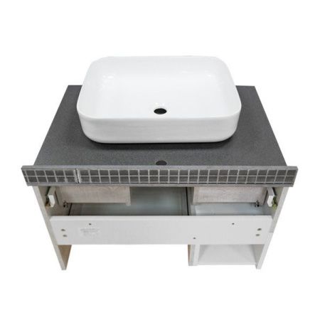 Тумба с раковиной Comforty Прага 75 4144201 подвесная Дуб белый Тумба с раковиной Comforty Прага 75 4144201 подвесная Дуб белый