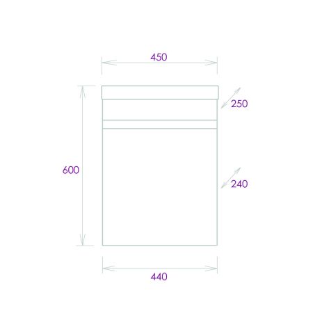 Тумба Onika Милтон 45 подвесная, белая (ум. Фостер 45), артикул 104513