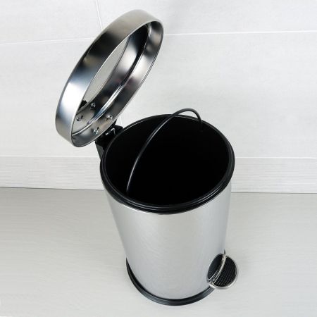 Ведро для мусора FIXSEN HoReCa FX-34024D, хром, артикул FX-34024D