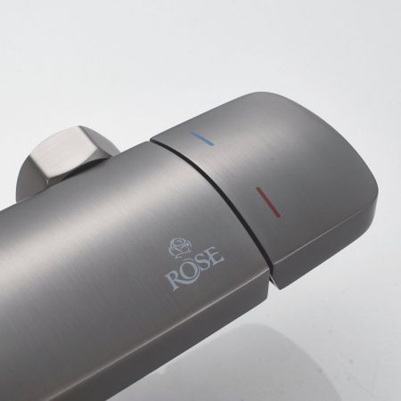 Душевая система Rose R3936T, оружейная сталь, артикул R3936T