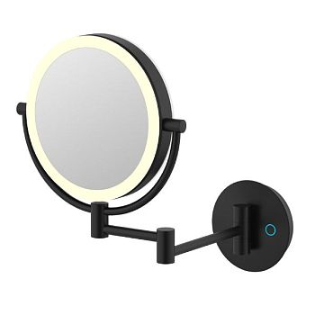 Зеркало косметическое JAVA S-M222H, черный