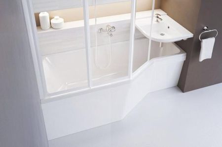 Акриловая ванна Marka One Convey 170x75 L 01кон1775л без гидромассажа, артикул 01кон1775л