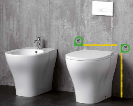 AZZURRA XL Сиденье для унитаза белое, петли хром, артикул XL1800bi/cr