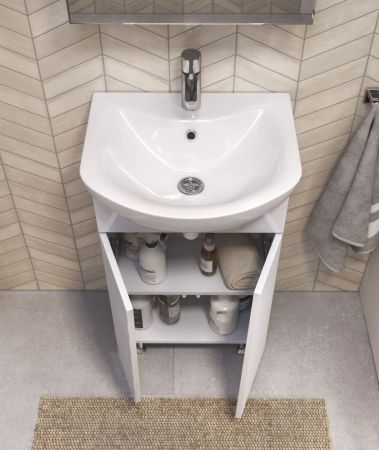 Тумба под раковину напольная VIGO Selena tn.SEL.BAL.55.2D, 55 см, артикул tn.SEL.BAL.55.2D