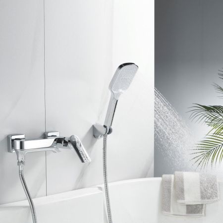 Смеситель для ванны Shevanik S4102, хром, артикул S4102