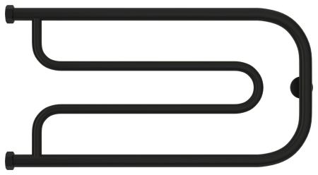 Полотенцесушитель водяной "Гусли+" 320х650 Н. Г. 1" (Матовый Чёрный), артикул 31-4009-3265