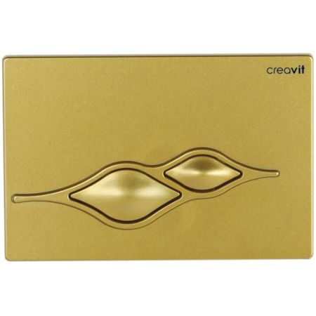 Клавиша смыва Creavit Ufo GP1006.00 Золото матовая, артикул GP1006.00