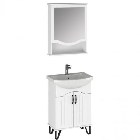 Зеркальный шкаф Runo Марсель 60 4620750028800 Белый, артикул 4620750028800