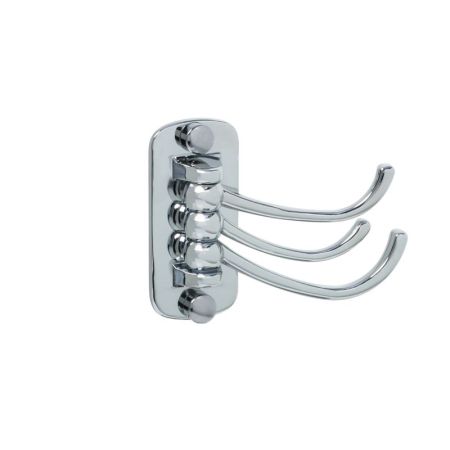 Тройной крючок для ванной FIXSEN EQUIPMENT FX-505C, хром, артикул FX-505C