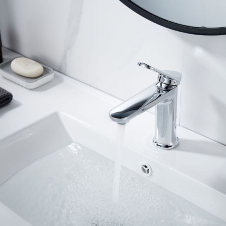 Смеситель для раковины Shevanik S4301, хром, артикул S4301