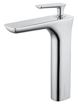 Смеситель для раковины высокий WONZON & WOGHAND SHARK, Хром (WW-481102-CR)