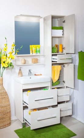 Тумба под раковину Бриклаер Чили 60 светлая лиственница