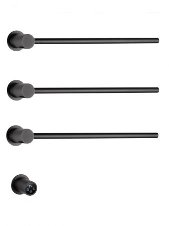 Полотенцесушитель электрический встраиваемый WONZON & WOGHAND HAMBURG, Темный графит (WW-AL313-GM), артикул WW-AL313-GM