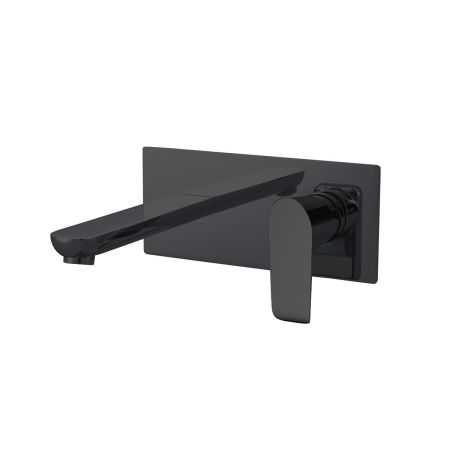 смесители для раковины Vincea Смеситель для раковины Esse VBFW-1E1MB встраиваемый однорычажный, с регулятором давления, черный ,, артикул VBFW-1E1MB