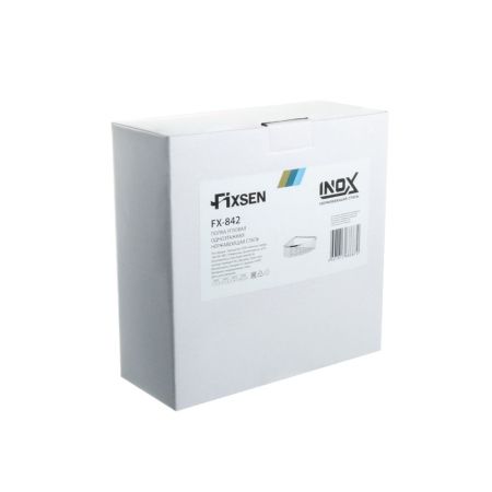 Полка угловая одноэтажная Fixsen нержавеющая сталь (FX-842), артикул FX-842