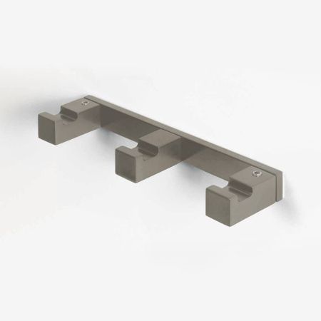 Colombo MiniQ Крючок тройной, цвет: PVD нержавеющая сталь, артикул CD137.HPS1