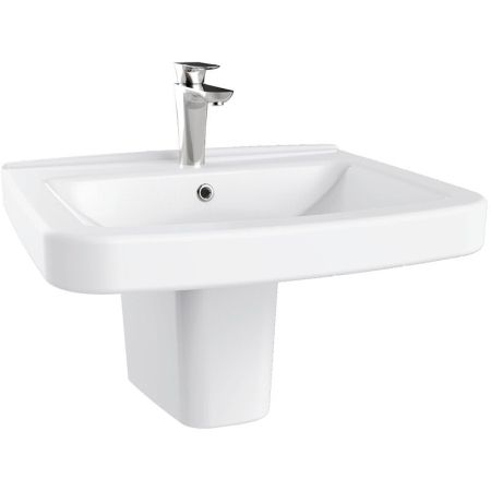 Раковина Creavit Lara 60 LR060-00CB00E-0000 Белая, артикул LR060-00CB00E-0000