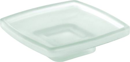 Gedy Lounge, стеклянная мыльница c уплотнителем для установки в держатель 5447