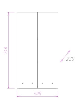 Шкаф Onika Кредо 40 подвесной, белый, артикул 304001