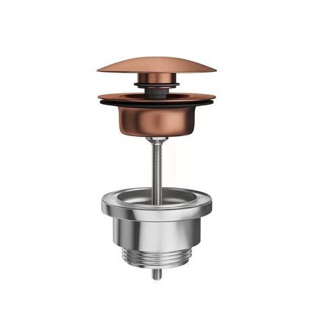 Донный клапан для раковины, брашированная медь, pvd, артикул 24686KM.59.067