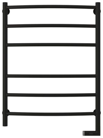 Полотенцесушитель электрический "ГАЛАНТ 2.0" 800х600 / МЭМ правый (Матовый Чёрный), артикул 31-5201-8060
