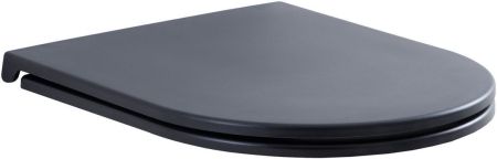Сиденье для унитаза Aquanet Lake черный матовый