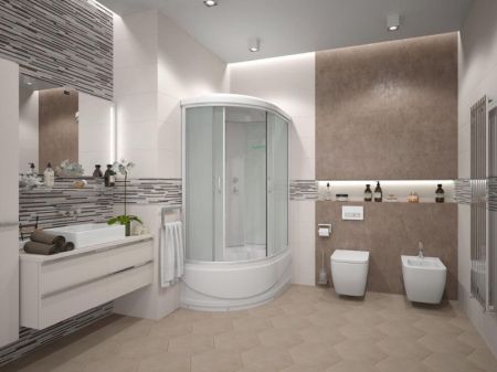 Душевая кабина Erlit Comfort ER3512TPR 120x80 задняя стенка Белая стекло матовое, артикул ER3512TPR-C3