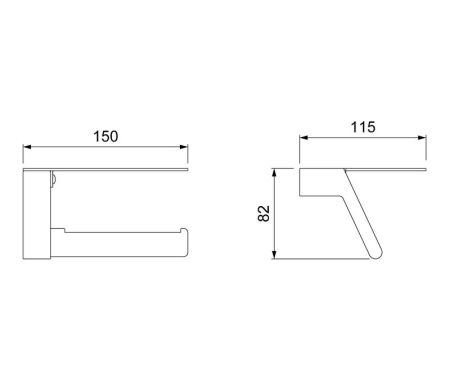 Держатель туалетной бумаги Timo Selene 10043/00 Хром, артикул 10043/00