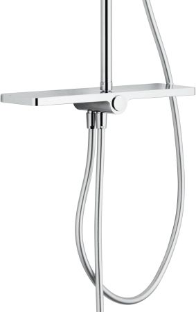 Душевая стойка Aquanet Pragmatic R AF430-70-R-C, с полочкой, артикул AF430-70-R-C