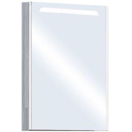 Зеркальный шкаф АКВАТОН СИЛЬВА 50 1A215502SIW5L (подсветка, светильник, доводчики, дуб макиато), шт, артикул 1A215502SIW5L