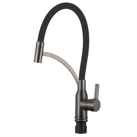 Смеситель для кухни Fmark FS8244Q-01, графит, артикул FS8244Q-01