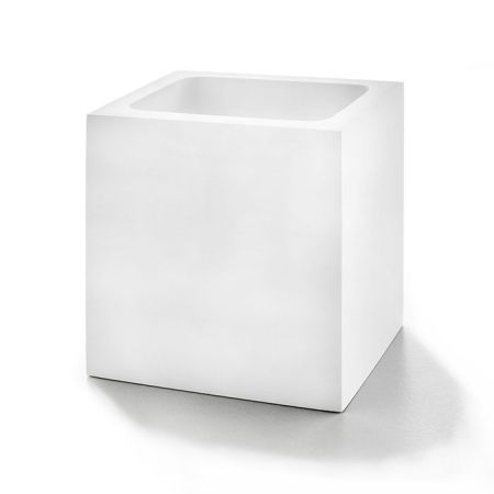 Стакан, 3SC, BeMood, одинарный, ширина, мм-100, глубина, мм-80, высота, мм-100, настольный (свободностоящий), без креплений, цвет-белый, артикул BEMW03A