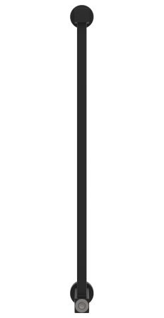 Полотенцесушитель электрический "ХОРДА 4.0" 600х166 (Матовый чёрный)