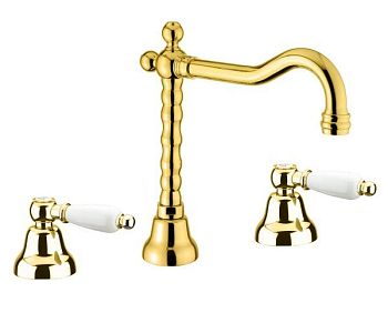 Смеситель для раковины Fiore COLONIALE 02OO0637, золото