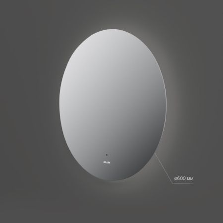 M85MOX40601S X-Joy Зеркало круг с интерьерной Led подсветкой, ИК-сенсором, 60 см, артикул M85MOX40601S