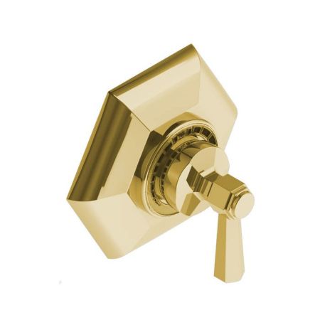 Stella Eccelsa Внешняя часть встраиваемого термостатического смесителя для душа IS3293 P.V., цвет: золото 24К, артикул EC 06010 AU00