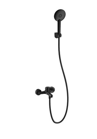 Смеситель для ванны с душем WONZON & WOGHAND, Черный матовый (WW-4530-MB), артикул WW-4530-MB