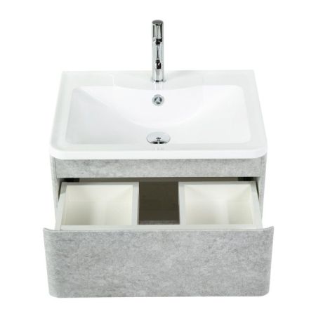 Мебель для ванной комнаты BELBAGNO ALBANO-600, артикул BB600/455-LV-MR-ALR