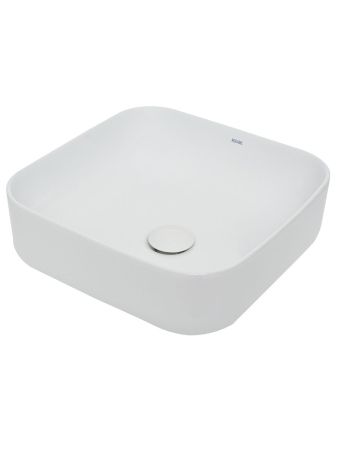 AQM5011 Раковина накладная квадратная. 390x390x130, артикул AQM5011